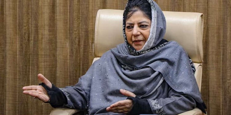 نیشنل کانفرنس اور کانگریس ہمیشہ کرسی کے لئے الائنس بناتے ہیں: محبوبہ مفتی