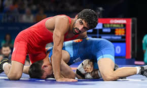 امن سہراوت 57 کلوگرام ریسلنگ کے کوارٹر فائنل میں
