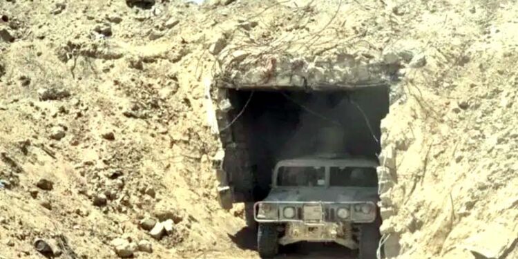 اسرائیلی فوج کا  مصر سے ملحق غزہ کے صلاح الدین محور سے درجنوں سرنگیں ملنے کا دعویٰ