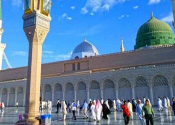 مسجد نبویؐ میں ایک ہفتے کے دوران 54 لاکھ زائرین کی آمد