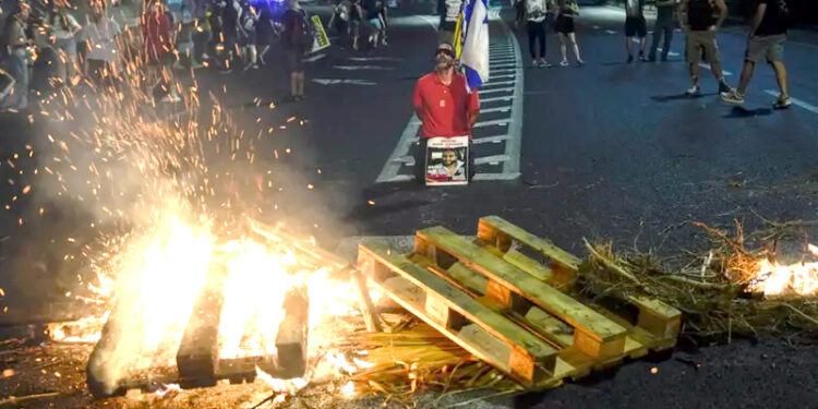 یرغمالیوں کی رہائی کے لئے اسرائیلی مزدور یونین کی ملک گیر ہڑتال