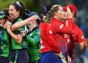 آئرلینڈ کی خواتین ٹیم نے انگلینڈ کو سنسنی خیز مقابلے میں شکست دی