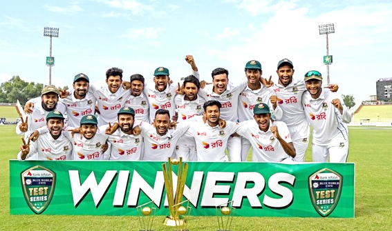 بنگلہ دیش کی تاریخی فتح، پاکستان کے خلاف سیریز میں کلین سویپ