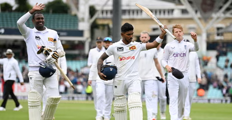 سری لنکا نے تیسرے ٹیسٹ میچ میں انگلینڈ کو آٹھ وکٹ سے شکست دی