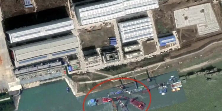 چین کی نیوکلئیر آبدوز ڈوب گئی، خفیہ سیٹلائٹ تصاویر جاری