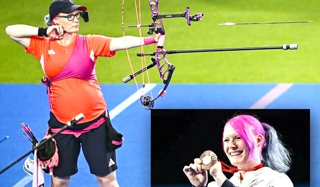 پیرا اولمپکس؛ 7 ماہ کی حاملہ ہونے کے باوجود خاتون نے میڈل جیت لیا