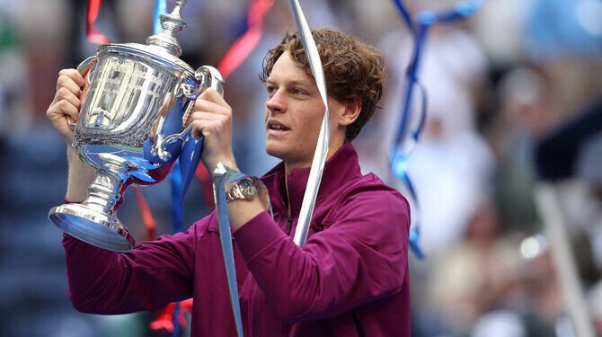 جانک سینر امریکی اوپن جیتنے والے پہلے اطالوی کھلاڑی