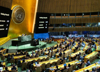 اقوام متحدہ کی جنرل اسمبلی میں فلسطین کے حق میں قرارداد منظور