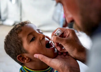 غزہ کی وزارت صحت نے 72,000 سے زیادہ بچوں کو پولیو سے بچاؤ کے قطرے پلائے ہیں