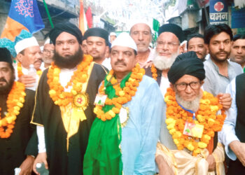 مرادآباد میں جلوس محمدی ؐجوش وخروش سے نکالاگیا