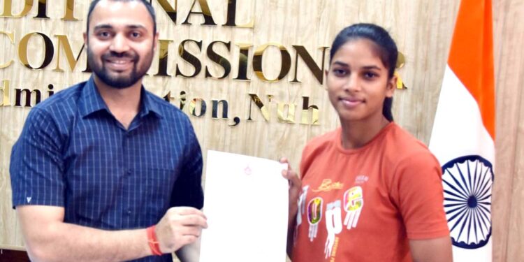 قومی کھلاڑی سدی جین کو ضلع انتظامیہ نے ڈسٹرکٹ برانڈ ایمبیسیڈربنایا