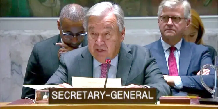 ساحل اور جھیل چاڈ کے لیے سعودی ڈونر کانفرنس قابل ستائش ہے: گوتریس