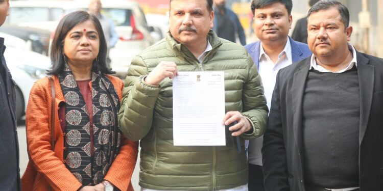 ’آپ ‘نےپرویش ورما اور منجندر سنگھ سرسا کے خلاف ای ڈی میں شکایت درج کرائی لیکن ای ڈی، سی بی آئی اور محکمہ انکم ٹیکس کی طرف سے کوئی چھاپہ نہیں مارا گیا:سنجے سنگھ