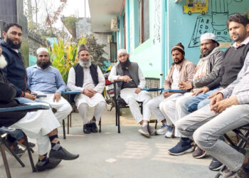 قائم مقام صدر نسیم احمد کی انتظامیہ کے ساتھ پہلی میٹنگ