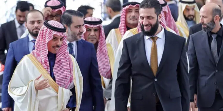 احمد الشرع کو شام کا عبوری صدر بننے پر سعودی عرب کی مبارکباد