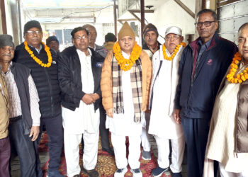 سابق ممبر اسمبلی نیرج شرما کے دفتر سال نو کے موقع پر تقریب کا انعقاد