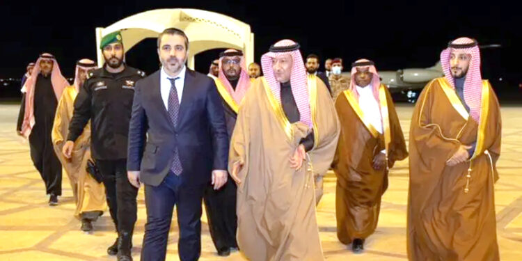 وزیر خارجہ اسعد الشیبانی کی سربراہی میں شامی وفد ریاض پہنچ گیا