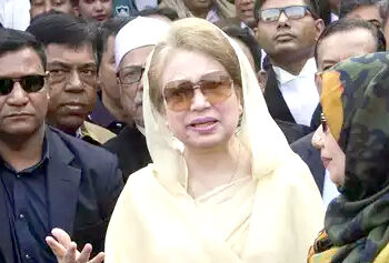 بنگلہ دیش کی سابق وزیر اعظم خالدہ ضیا لندن روانہ ہو گئیں