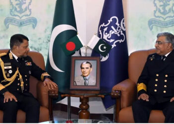 بنگلہ دیشی بحریہ کے سربراہ کا دورہ پاکستان، ایڈمرل نوید اشرف سے ملاقات و تبادلہ خیال