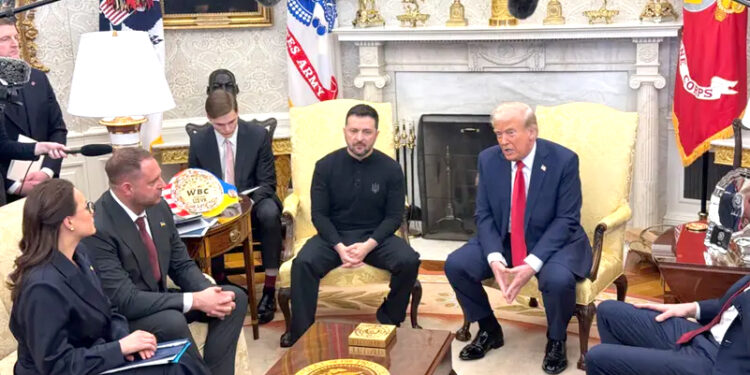 آپ نے میری توہین کیلئے میرا استقبال کیا ، زیلنسکی کا ٹرمپ سے شکوہ