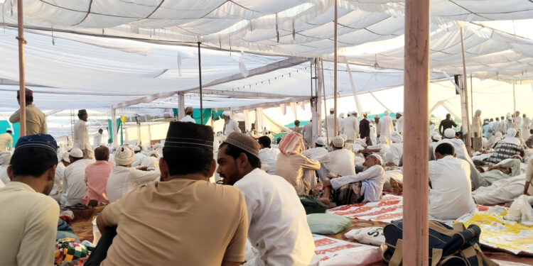 میوات کے سہ روزہ تبلیغی اجتماع کا شاندار آغاز