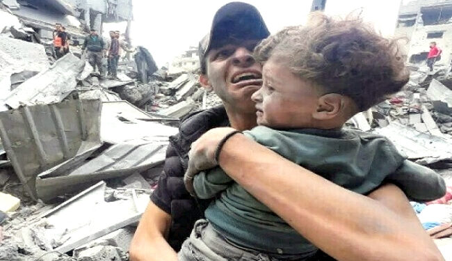 اسرائیلی حملے میں مزید درجنوں فلسطینی شہید، سیکڑوں زخمی ملبوں میں پھنسے رہے