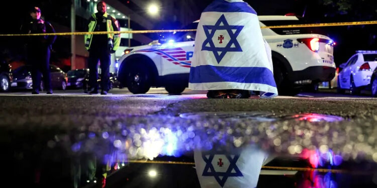 عملے کا قتل کے بعداسرائیلی سفارت خانے کی سکیورٹی سخت