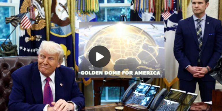 ٹرمپ نے 175 بلین ڈالر کے گولڈن ڈوم میزائل دفاعی منصوبے کا اعلان کیا