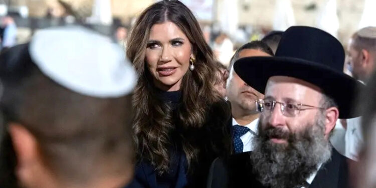 اسرائیلی وزیراعظم نیتن یاہو کی امریکی محکمہ داخلی سلامتی کی سکریٹری کرسٹی نوم سے ملاقات