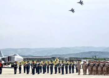 شام : روسی فضائی اڈے پر حملے میں دو فوجی ہلاک