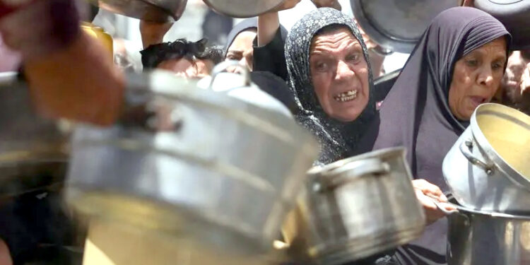 غزہ کی پٹی میں امداد کی تقسیم کا نیا نظام شروع کیا گیا ہے : غزہ ہیومینٹیریئن فاؤنڈیشن