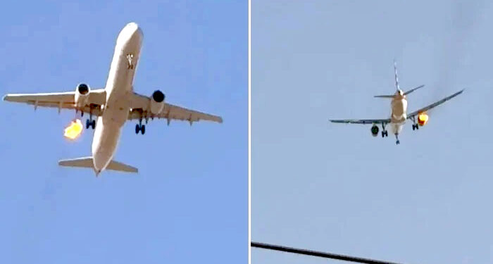 امریکہ، مسافر طیارے کی ہیری ریڈ ایئرپورٹ پر ہنگامی لینڈنگ