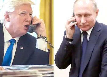 پوتن اور ٹرمپ نے ٹیلی فون پر مشرق وسطیٰ کی صورتحال پر کیا تبادلہ خیال