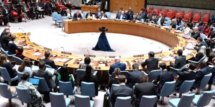 غزہ میں مستقل فائر بندی کی قرار داد پرسلامتی کونسل میں ووٹنگ