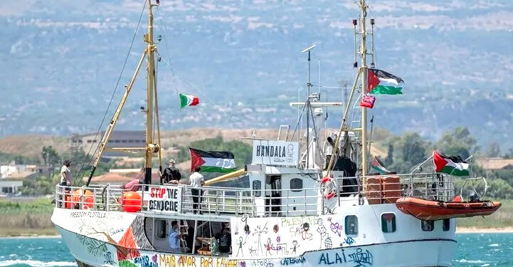 غزہ جانے والا امدادی جہاز ’حنظلہ‘ لاپتہ، اسرائیلی حملے کا خدشہ