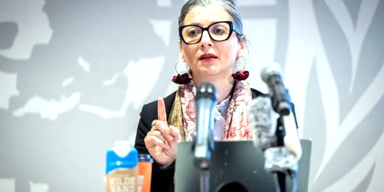 اقوامِ متحدہ کی عہدیدار فرانسسکا البانیز پر امریکی پابندیاں عائد