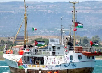 اٹلی سے غزہ کیلئے امدادی سامان لے کر’حنظلہ‘ نامی کشتی روانہ