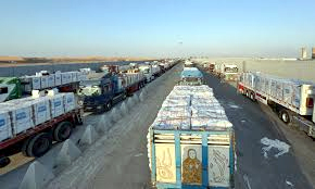 اسرائیل نے امداد سے بھرے 22 ہزار ٹرکوں کو روک رکھا ہے