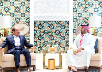 نیوم کے شاہی مہمان خانے میں بن سلمان- سی سی ملاقات