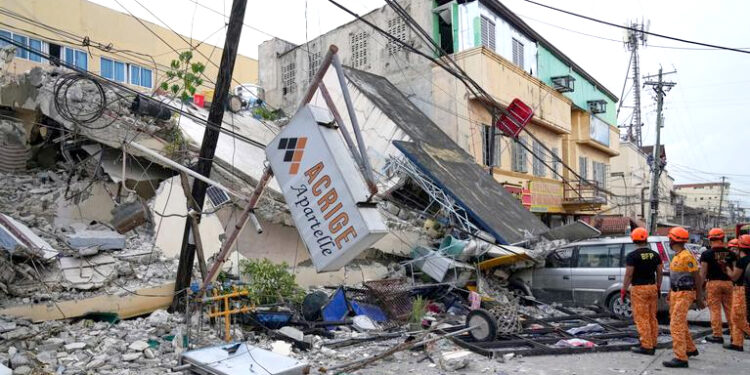 جنوبی فلپائن میں 7.5شدت کا زلزلہ