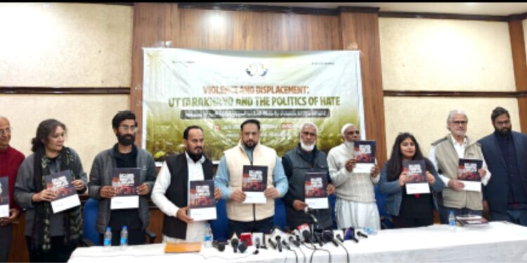 اتراکھنڈ میں مسلمانوں کے خلاف نفرت انگیز مہم اور مذہبی انتہا پسندی پر  شدید تشویش۔ اے۔ پی۔ سی۔ آر کی چشم کشا فیکٹ فائنڈنگ رپورٹ جاری