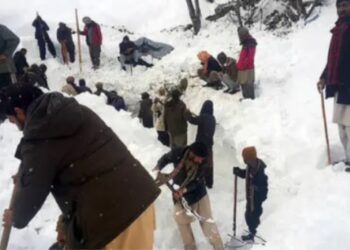 برفانی تودہ گرنے سے ایک ہی خاندان کے 10 افراد جاں بحق