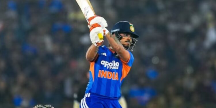 ایشان کشن کی ہندوستان کیلئے نیوزی لینڈ کے خلاف سب سے تیز نصف سنچری