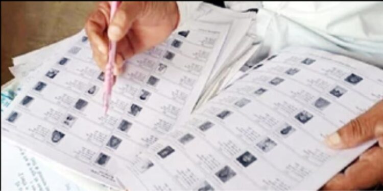 نوٹس کاجواب نہ دینے والے ووٹرز کانام ووٹر لسٹ سے ہٹایا جاسکتاہے