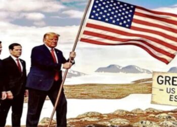 ٹرمپ نے امریکہ کے زیرِ کنٹرول گرین لینڈ کی ایک اے آئی تصویر شیئر کی