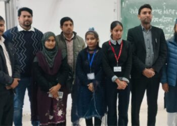 گورنمنٹ گرلز کالج سالاہیڑی میں ضلع سطحی کمپٹیشن کا انعقاد