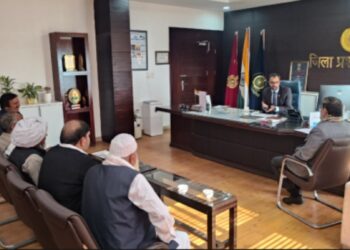 ضلع نوح میں ڈیٹا بیس میپنگ ورک میں در پیش مسائل پرکانگریس وفد کی ڈپٹی کمشنر سے ملاقات