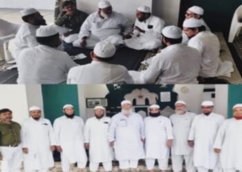 صوبائی اجلا س مجلس عاملہ و منتظمہ کے انعقاد کے سلسلے میں صدرِ مولانا ندیم صدیقی سے اہم مشاورت