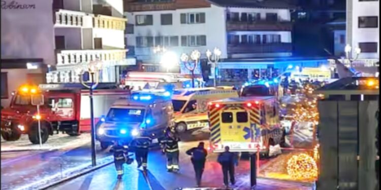 سوئٹزرلینڈ کے سیاحتی مقام پر نیوایئر نائٹ پر دھماکہ،تقریباً 40 افراد ہلاک، متعدد زخمی