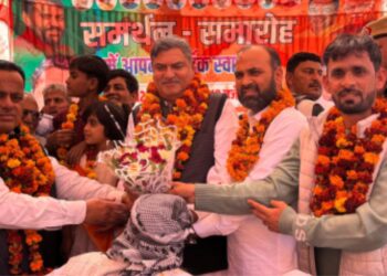 بی جے پی لیڈران کی حمایت میں قصبہ مالب میںتقریب کا انعقاد